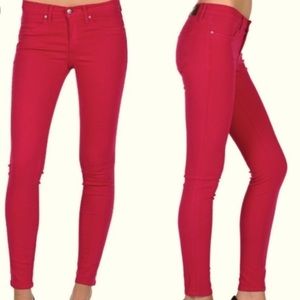 [Henry & Belle] Super Skinny Ankle Jean in Red